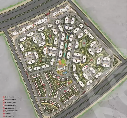 Blue Vert Compound in New Administrative Capital master plan