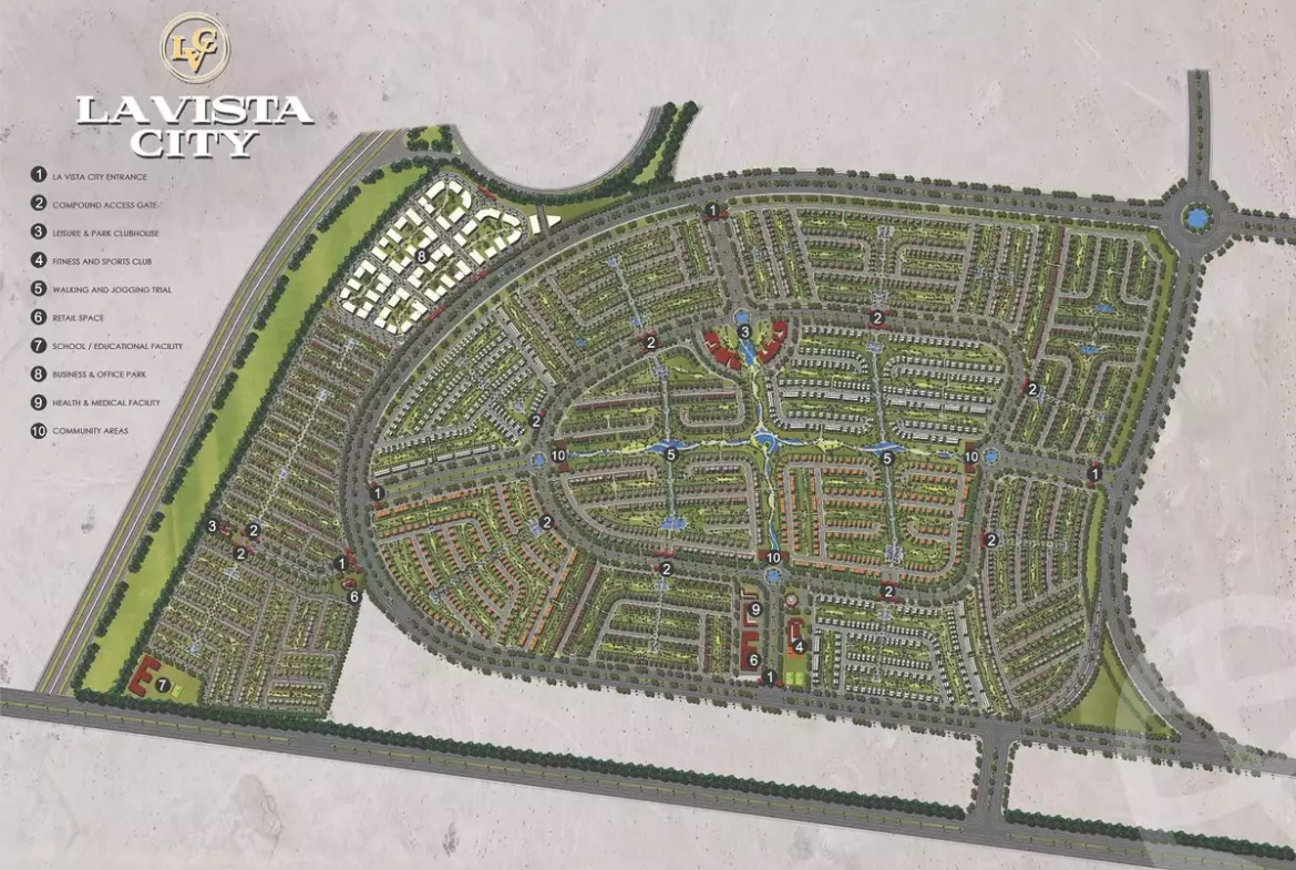 La Vista City Compound in New Capital master plan