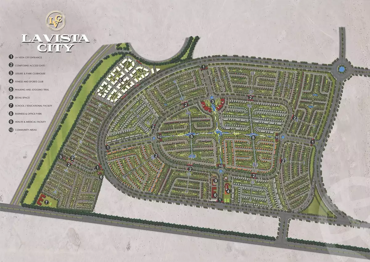 La Vista City Compound in New Capital master plan