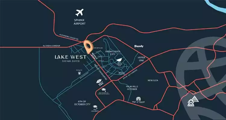 Lake West Compound Sheikh Zayed location