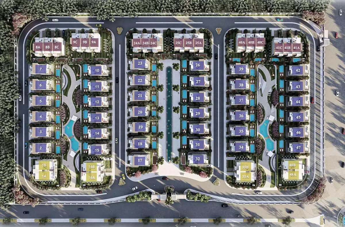 Bianca Compound in Sheikh Zayed City master plan